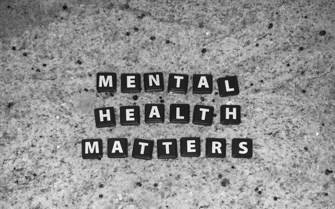 Word puzzle showing Mental Health Matters